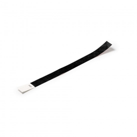 Synthetic Fibre Wristband, 1.9 cm, Black Synthetic Fibre Wristband, 1.9 cm, Black
