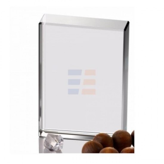 Cristal Foto de Sublimare Dreptunghiular Mic, 8x6 cm