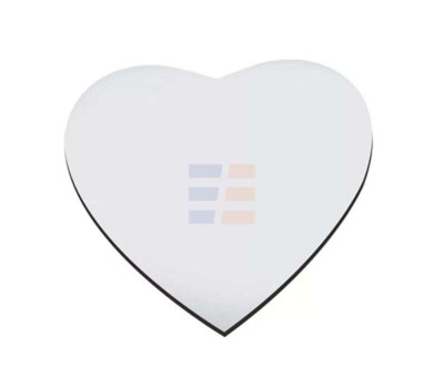 Sublimation Heart Shape Mouse Pad, 23.5x19.5x0.3 cm Sublimation Heart Shape Mouse Pad, 23.5x19.5x0.3 cm