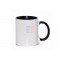 11oz Cana din Ceramica de Sublimare, Interior si Miner Negru (320 ml)