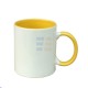 11oz Cana din Ceramica de Sublimare, Interior si Miner Galben (320 ml) 11oz Cana din Ceramica de Sublimare, Interior si Miner Galben (320 ml)