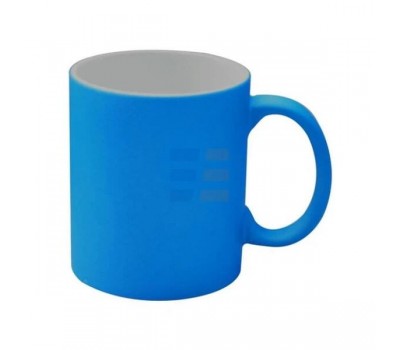 11oz Cana de Sublimare, Albastru Neon (320 ml)