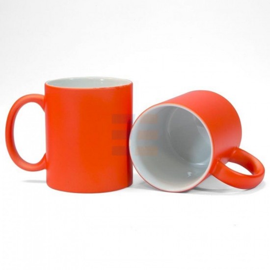 11oz Cana de Sublimare, Oranj Neon (320 ml)