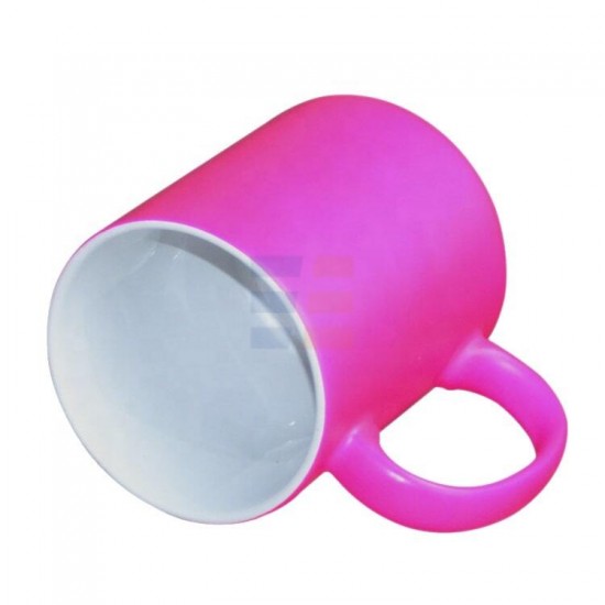 11oz Cana de Sublimare, Roz Neon (320 ml) 11oz Cana de Sublimare, Roz Neon (320 ml)