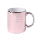11oz Cana de Sublimare, Oglinda Metalica, Roz (320 ml)