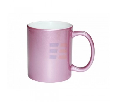 11oz Cana din Ceramica de Sublimare, Roz (320 ml)