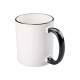 11oz Sublimation Black Rim And Handle Ceramic Coffee Mug (320 ml)