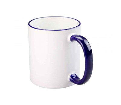 11oz Cana din Ceramica de Sublimare, Margine si Miner Albastru Inchis (320 ml) 11oz Cana din Ceramica de Sublimare, Margine si Miner Albastru Inchis (320 ml)