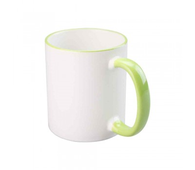 11oz Cana din Ceramica de Sublimare, Margine si Miner Verde Deschis (320 ml) 11oz Cana din Ceramica de Sublimare, Margine si Miner Verde Deschis (320 ml)