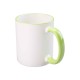 11oz Cana din Ceramica de Sublimare, Margine si Miner Verde Deschis (320 ml)
