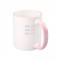 11oz Cana din Ceramica de Sublimare, Margine si Miner Roz (320 ml)