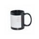 11oz Cana Neagra din Ceramica de Sublimare cu Chenar p-u Imprimare (320 ml)