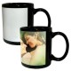 11oz Cana Neagra din Ceramica de Sublimare cu Chenar p-u Imprimare (320 ml)
