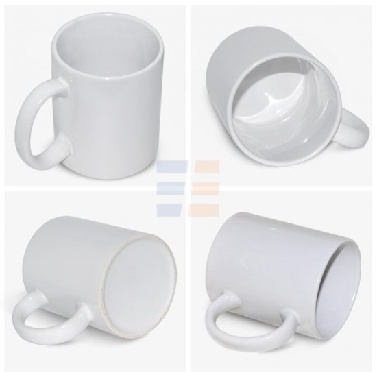 11oz Cana Alba din Ceramica de Sublimare, Grade AA (320 ml) 11oz Cana Alba din Ceramica de Sublimare, Grade AA (320 ml)