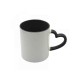 11oz Cana de Sublimare in ambalaj ind., Miner Inima, Neagra (320 ml)