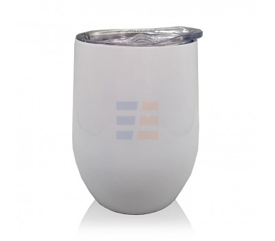 12oz Cana Alba de Vin de Sublimare din Otel Inoxidabil (350 ml)