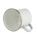 12oz White Sublimation Enamel Stainless Steel Edge Mug with Individual Gift Box (350 ml)