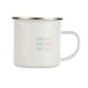 12oz White Sublimation Enamel Stainless Steel Edge Mug with Individual Gift Box (350 ml)