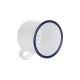 12oz White Sublimation Enamel Blue Edge Mug with Individual Gift Box (350 ml) 12oz White Sublimation Enamel Blue Edge Mug with Individual Gift Box (350 ml)