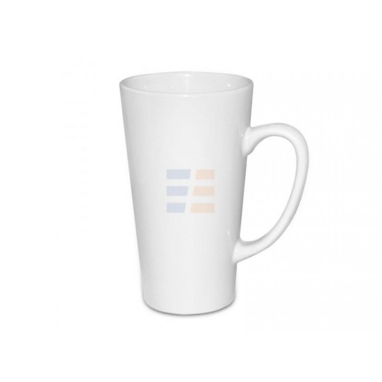 17oz Cana Alba Conica Latte de Sublimare in ambalaj ind. (500 ml)