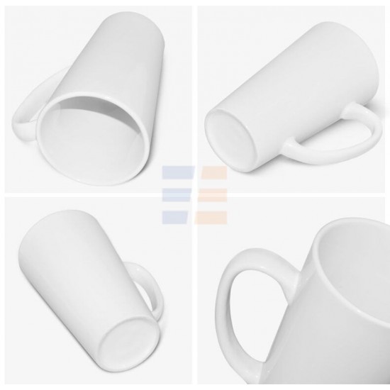 17oz Cana Alba Conica Latte de Sublimare in ambalaj ind. (500 ml)