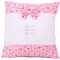 Sublimation Square Soft Plush Pink Pillowcase, 40x40 cm