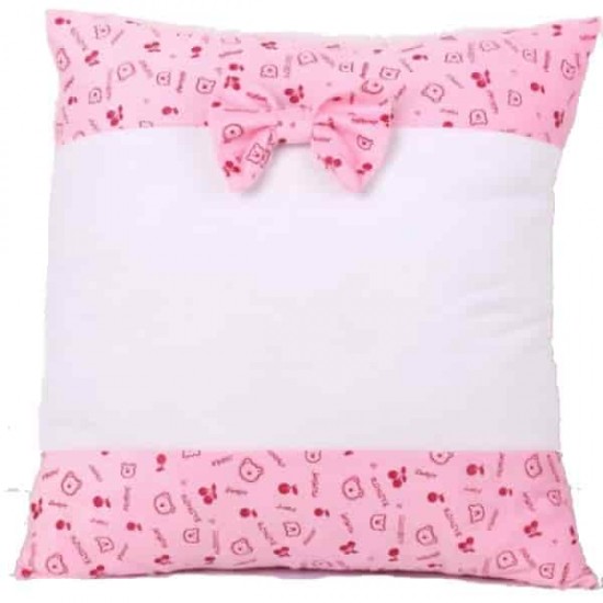 Sublimation Square Soft Plush Pink Pillowcase, 40x40 cm
