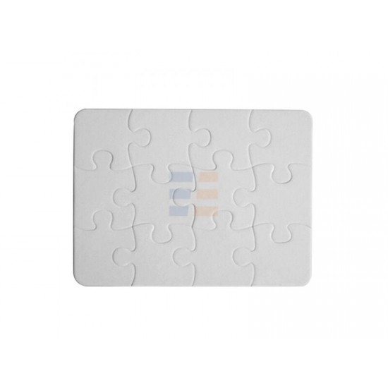 Puzzle Cartonat de Sublimare, 25x18cm, 12 el
