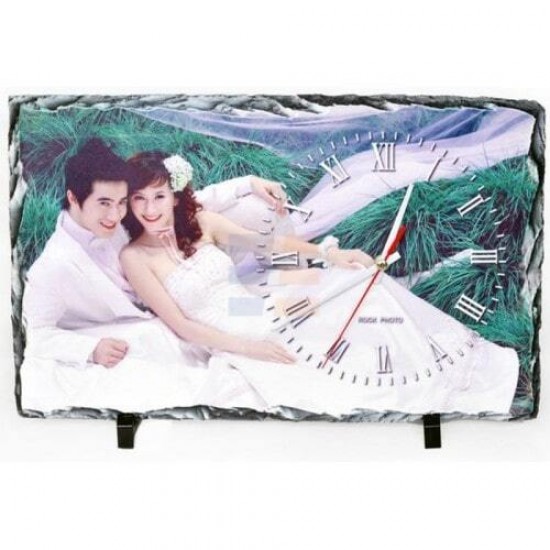 Piatra Naturala de Sublimare, Ceas, 25x40 cm