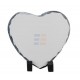 Sublimation Heart Photo Slate Rock Stone, 20 cm