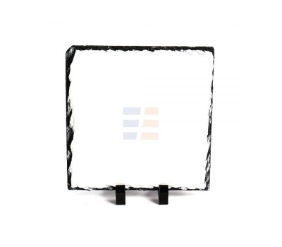 Sublimation Square Photo Slate Rock Stone, 14x14 cm