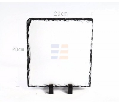 Sublimation Square Photo Slate Rock Stone, 20x20 cm