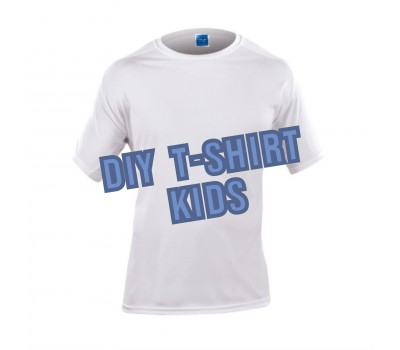 Сублимационная Футболка DIY T-Shirt, Белая, Детская (S-WH)