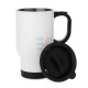 14oz Cana Auto de Calatorie de Sublimare, Alba (415 ml)