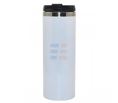 360 ml Cana Termos Alb din Otel Inoxidabil de Sublimare