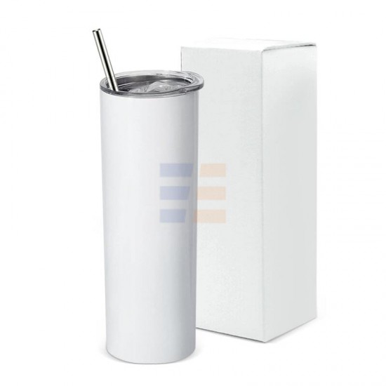 590 ml Cana Termos Alb din Otel Inoxidabil de Sublimare 590 ml Cana Termos Alb din Otel Inoxidabil de Sublimare