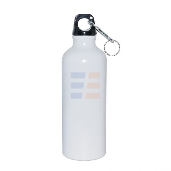 750 ml Sticla din Aluminiu de Sublimare, Alba 750 ml Sticla din Aluminiu de Sublimare, Alba