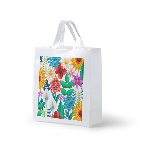 Sublimation Non Woven Bag Moket, White